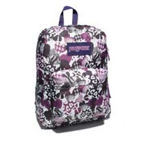 Jansport Superbreak Grey Bleeding Heart