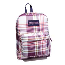 Jansport Superbreak Punjabi Purple Plaid