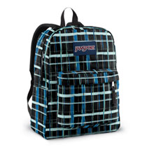 Jansport Superbreak Navy Painted Plaid