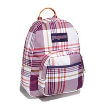 Jansport Half Pint Punjabi Purple Plaid