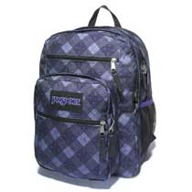 Jansport Big Student BlacK Blue Steel