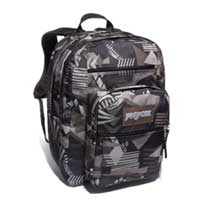 Jansport Big Student Black Green Machine
