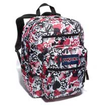 Jansport Big Student Black White Heart