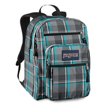 Jansport Big Student Blinded Grey Duke Plaid
