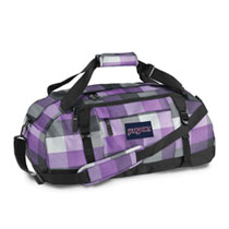 Jansport Duffle 50 Purple Slick Parson Plaid