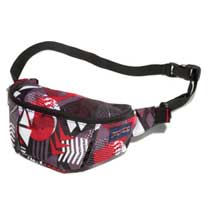 Jansport Waist Pack Black Red Tape
