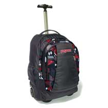 Jansport Driver 8 Black Red Tape