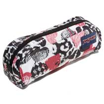 Jansport Pencil Pouch Black White Heart