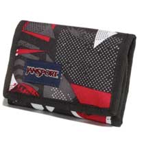 Jansport Purser Black Red Tape