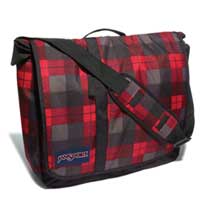 Jansport 9-Track Red Tape Plaid