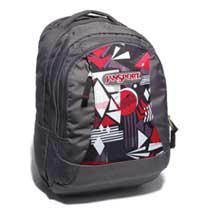 Jansport Essence Black Red Tape