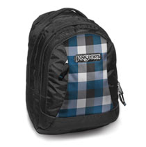 Jansport Essence Blue Streak Block Check