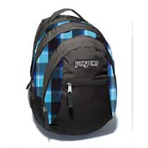 Jansport Beamer Calypso Blue Plaid