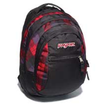 Jansport Beamer Red Tape Plaid
