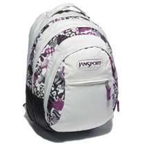 Jansport Beamer Grey Bleeding Heart
