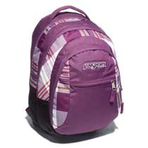 jansport Beamer Punjabi Purple Plaid