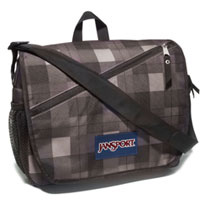 Jansport Mowtown Messenger Grey Kurt Plaid