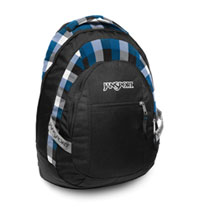 Jansport Trinity Blue Streak Block Check
