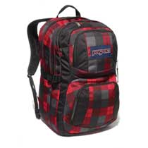 Jansport Merit Red Tape Plaid