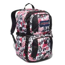 Jansport Merit Black White Heart