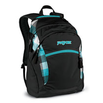 Jansport Wasabi Blue Block Check