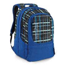 Jansport Air Cure  Navy Painted Plaid