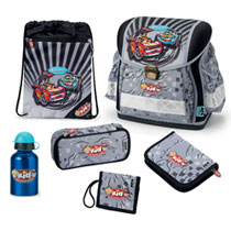 kid Schulranzen Set Funny Cars Funny Cars