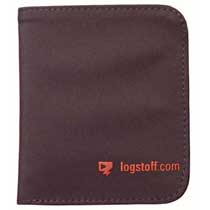 Logstoff Large Purse Red Brown