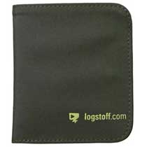 Logstoff Large Purse Dark Light Green