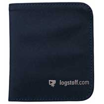 Logstoff Large Purse Black Warm Grey