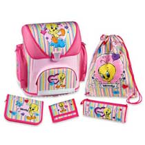 Lizenz Schulranzen-Set Warner Bros Tweety