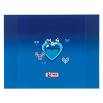 McNeill Schreibtischunterlage Blue Hearts