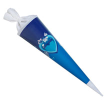 McNeill Schultüte Blue Hearts