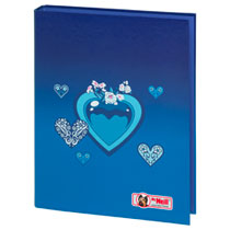 McNeill Ringbuch A4 Blue Hearts