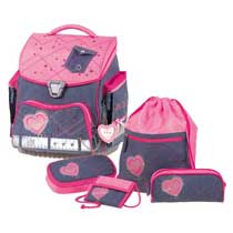Schneiders Schulranzen-Set Tool 5-teilig Girls Club