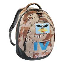 Schools out School`s Out Rucksack Camouflage Brown