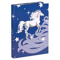 Step by Step Heftbox A4 Blue Pony