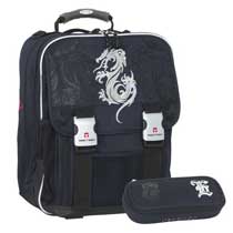 Take it Easy Extreme Schulrucksack Set Blue Black