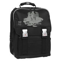 Take it Easy Motiv Schulrucksack London PET Save the Earth Black