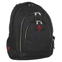 Take it Easy Motiv Schulrucksack Berlin II Zipper Schwarz