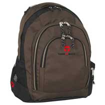 Take it Easy Motiv Schulrucksack Berlin II Zipper Braun