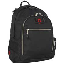Take it Easy Motiv Rucksack Frankfurt Zipper Schwarz