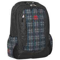 Take it Easy Daily Rucksack Köln Blau Grau Schotten