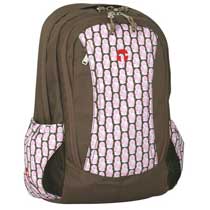 Take it Easy Daily Rucksack Köln Braun Pink