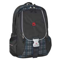 Take it Easy Daily Rucksack Hamburg Blau Grau Schotten