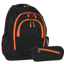 Take it Easy Neon Rucksack Set Berlin Neon Orange