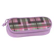 Take it Easy Motiv Etui Box Plaid Lila