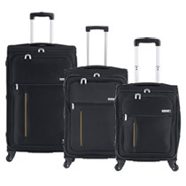 travelite Trolley Four Set 3-teilig Schwarz 