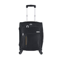 travelite 4 Rad Trolley 54cm Schwarz 