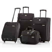 travelite Trolley Set 4-teilig Schwarz 